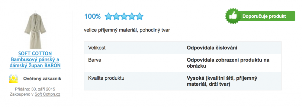 Recenzia županu BARON Recenzia županu BARON