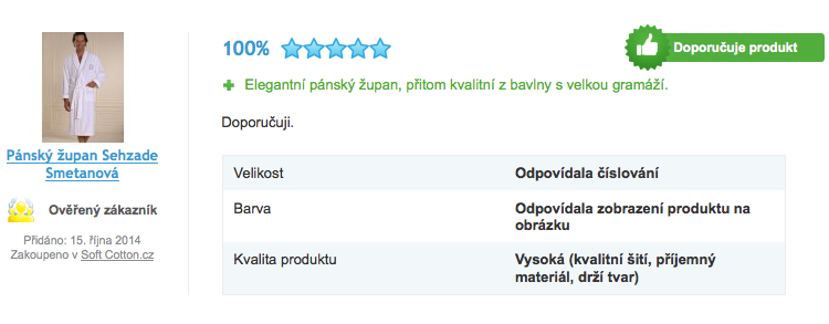 Recenze županu SEHZADE Recenze županu SEHZADE